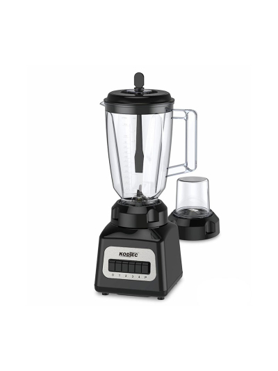 Kodtec Blender 1.5L Plastic Jar 350W with 1 Mill Unbreakable KT-3018BL