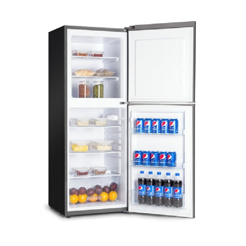 Von Refrigerator 195L Double Door, Top Freezer with Tropicalised Compressor, Inox VRT-196DRHX - Image 2