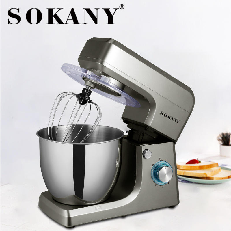 Sokany Stand Mixer 1400W 8L 3 Attachments - Image 4