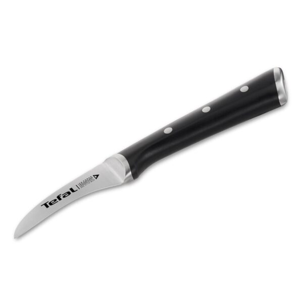 Tefal Ingenio Ice Paring Knife 7cm Ice Force Technology German Stainless Steel Brushed Stainless Steel Black 27.5 x 6 x 2 CM K2321214 - Image 2