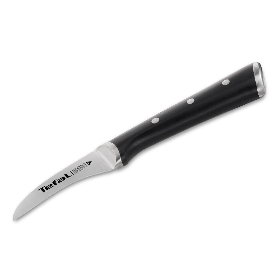 Tefal Ingenio Ice Paring Knife 7cm Ice Force Technology German Stainless Steel Brushed Stainless Steel Black 27.5 x 6 x 2 CM K2321214 - Image 2