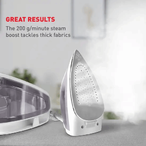 Tefal Express Optimal Steam Generator Iron 2200W with 1.2L Tank 1.6m Power Cord Ceramic Soleplate SV4111G0 - Image 6