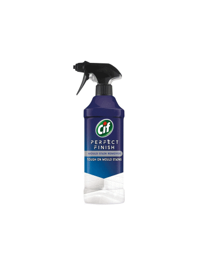 Cif Spray Mould Stain Remover for Bath Tubs, Toilets, Showers, Tiled Walls and Grout, Leaving Your Surfaces Their Beautiful Best 435ml CIFSMSR