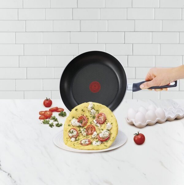 Tefal Super Cook Frypan 28cm Non Stick Thermo Signal 100% Safe Frying Pan Black Aluminium B4590684 - Image 9