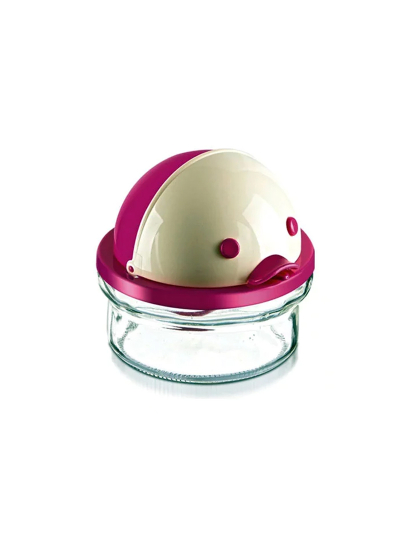 Sarina Glass Sugar Spice Pot 415ML Duck Patterned S101K