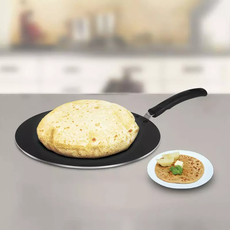 Pigeon Tawa Non-Stick Concave 25cm Aluminium Multi Tawa Pancake Pan Flat Pan Dosa Pan 260 - Image 2