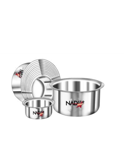 Nadstar Aluminium Sufuria 8pcs No Lid 12-19