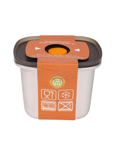 Nadstar Stainless Steel Food Storage 550ml ECO-Friendly Lunchbox Compartments Stainless Steel Take Away SP0572