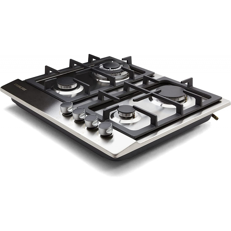 Nikai Gas Built In Hob 5 Burner Stainless Steel Cooktop With Full Safety Cast Iron Pan Support NGH5005N - Image 3