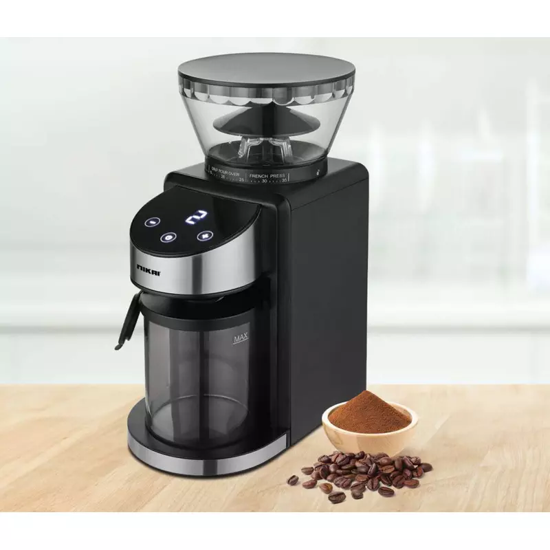 Nikai Coffee Grinder 200W Die Cast Aluminum Alloy Boiler High Pressure Function Turbo AC motor • Conical Burr NCG747D - Image 2
