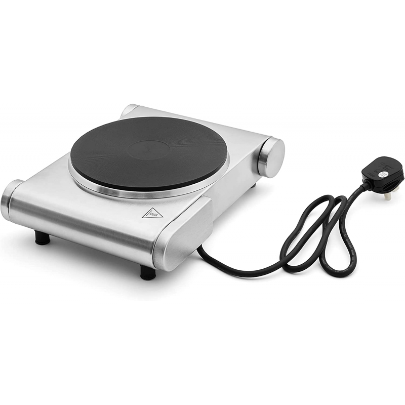 Nikai Electric Hot Plate 1 Plate 1500W Die Cast Iron Hotplates of 188MM Adjustable Thermostat Control NKTOE4N2 - Image 2