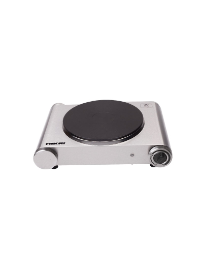 Nikai Electric Hot Plate 1 Plate 1500W Die Cast Iron Hotplates of 188MM Adjustable Thermostat Control NKTOE4N2