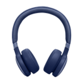 JBL Bluetooth Headphones Rue Adoptive Noise Cancelling Blue Handsfree Call, Multi-Point Connections, 65 hrs Battery Life, Alexa / Hey Google Search, Detachable Audio Cable LIVE 670NC BK