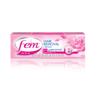 Dabur Fem Hair Removal Cream for Normal & Dry Skin 120g Rose - Set of 3 Pcs