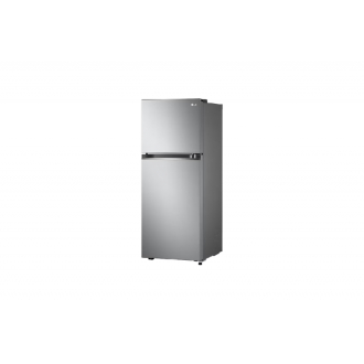 LG Refrigerator 217L Double Door Top Freezer Linear Cooling, Door Cooling, Multi Air Flow, Smart Inverter Compressor Platinum Silver GV B212PLGB