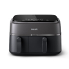 Philips Dual Basket Air Fryer 9L 2750W with LED Display, 8 Presets, Rapid Airflow Design NA350/00