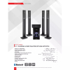 Nikai Home Theatre Bluetooth USB SD Card Wma FM Audio Input 50W NHT6100BTB Led Display Voltage:110~240V,50/60Hz Speaker Driver 8Inch+3Inch*5 Remote Control