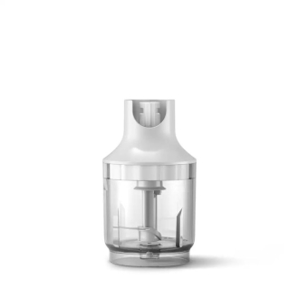 Philips Hand Blender 650W, 1 Compact Chopper Accessory, ProMix Blending Technology 0.5L, 3 Pin With Metal Bar, White, HR2535
