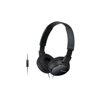 Sony Wired Headphone 30mm Driver Unit, Smartphone Compatible, Wide Frequency Range for Clear Highs and Lows MDR-ZX110APBZE