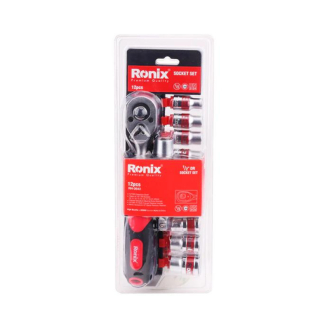 Ronix DR Socket ½" 12pcs Set RH-2643