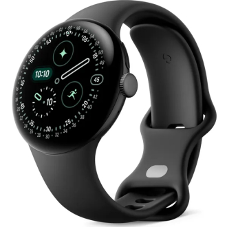 Google Pixel Watch 4 LTE 41mm - Matte Black with Obsidian Active Band