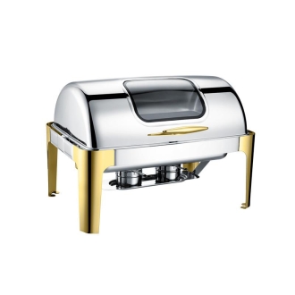 Avino Chaffing Dish 9L With Glass Window Single