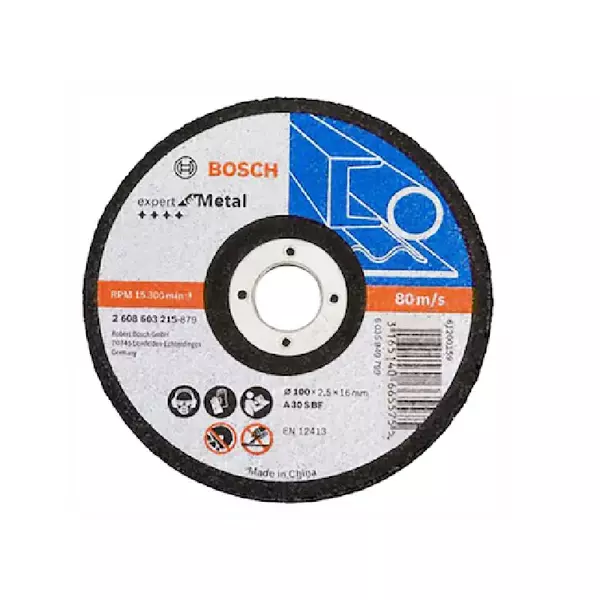 Bosch Standard For Metal Straight Cutting Disc 100 X 16 X 1.2Mm 2608603215