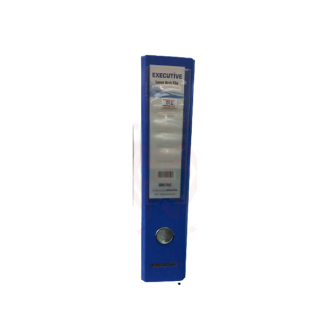 Executive PVC Box File 3" Blue 15132
