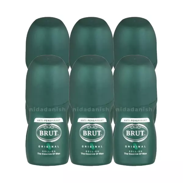 Brut Roll On 50Ml Antiperspirant Musk Pack Of 6