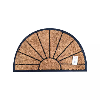 RMH Rubber Backed Coir Brush Mat Semi 22mm Thickness 45x75cm