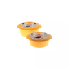 Cello Plastic Container Cook & Serve With Steam Lock 230 x 90mm 2pc Set  (Pack of 3)