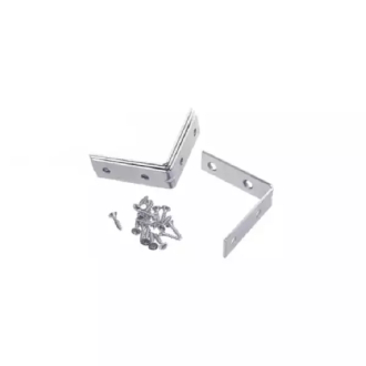 Total Corner Brace 20x20mm 4pcs Set with 8pcs Fasteners TCB2020