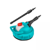 Total Pressure Washer Gun Brush, Patio Brush 280mm with One 470mm Extension Rod THPB36201