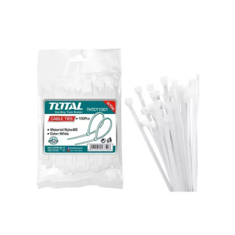 Total Cable Ties 300mm White THTCT3001